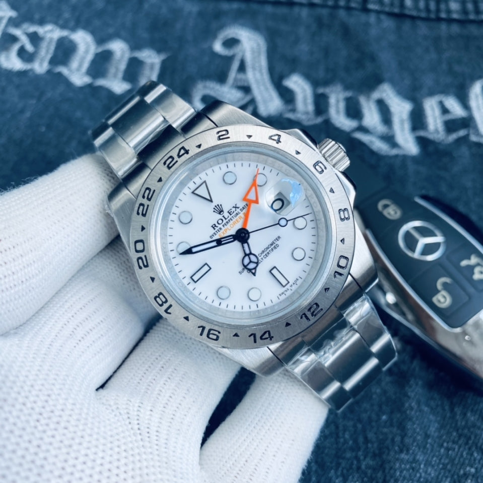 Automatic Watch Replica GMT Explorer II White Dial 101002