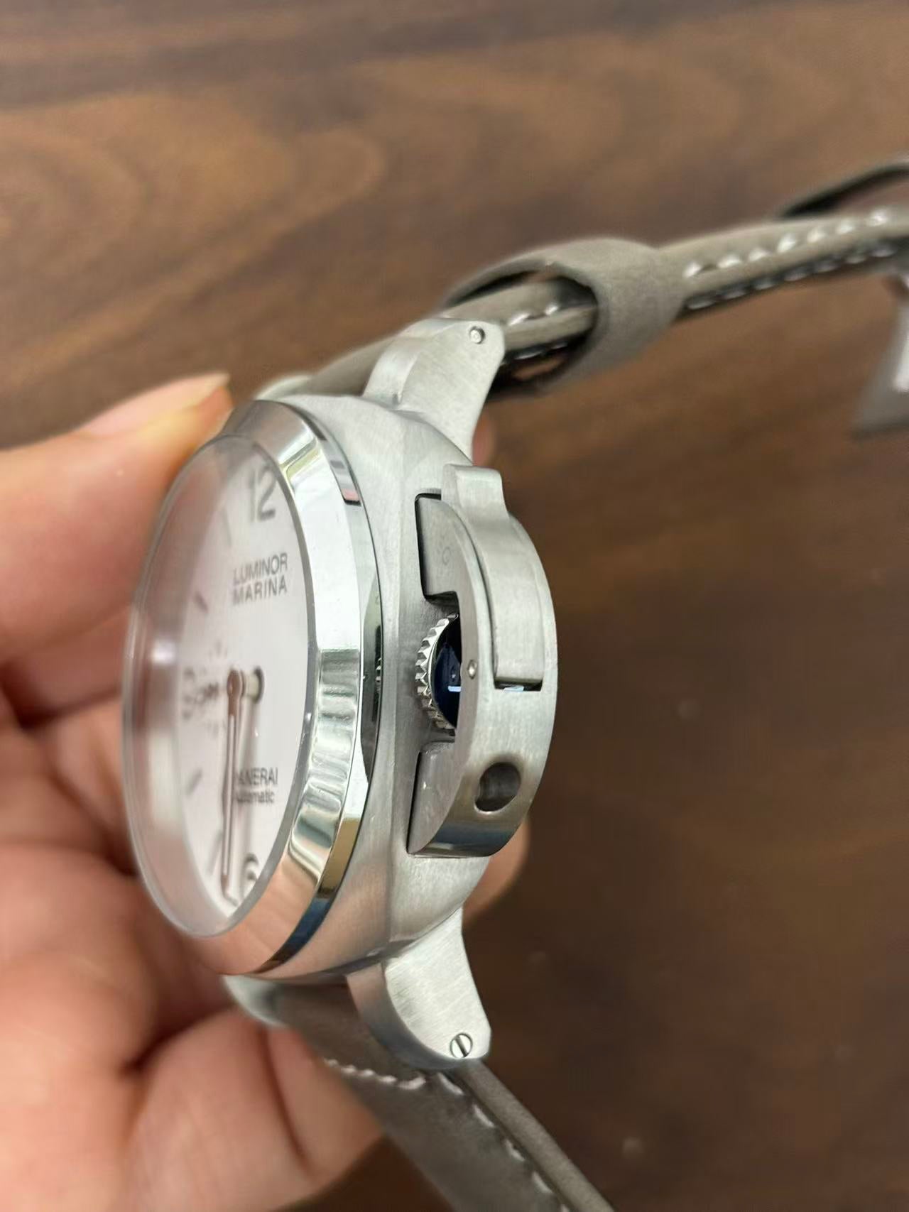 Replica LUMINOR 904l Stainless Steel Automatic Mechanical Watch Mens Watches 46MM PAM01314