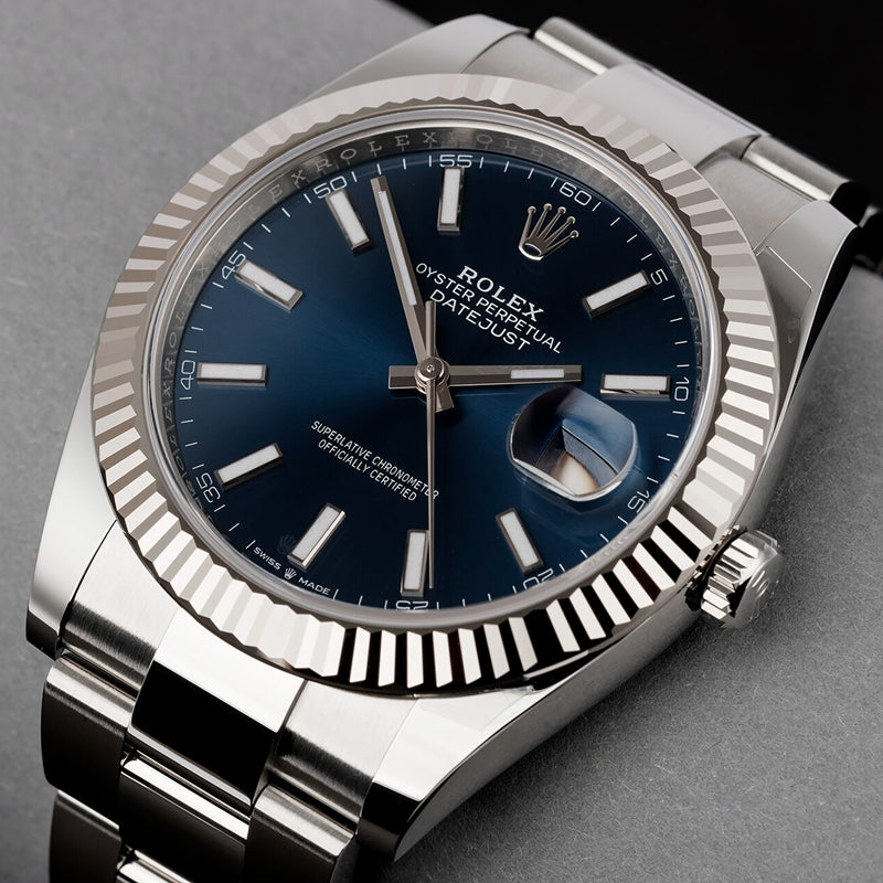 Automatic Watch for Men Replica DateJust Blue Dial