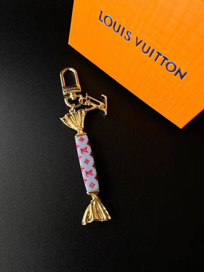 Luxury Lollipop Monogram Bag Charm Keychain-s2 mysite