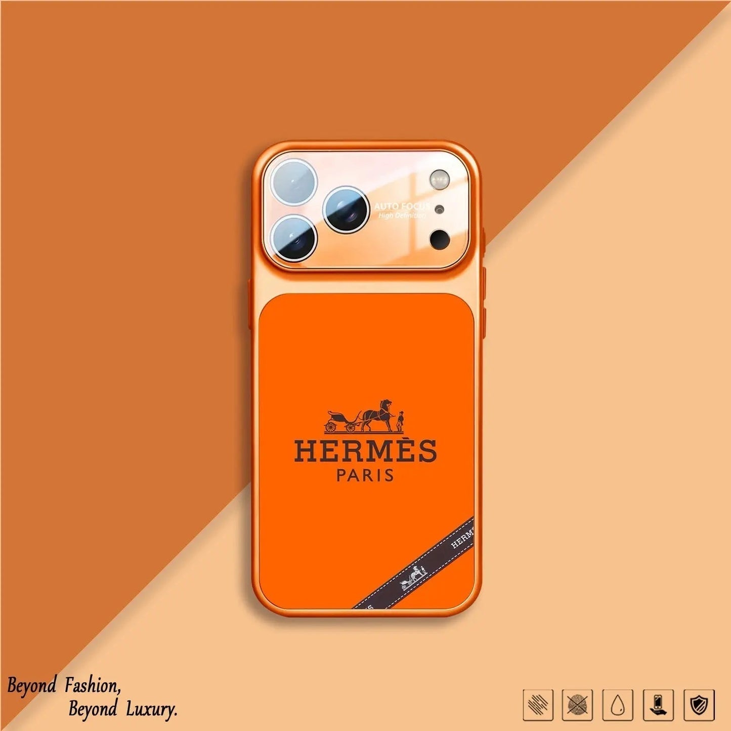 H Luxury Orange Series iPhone Case-s2 mysite