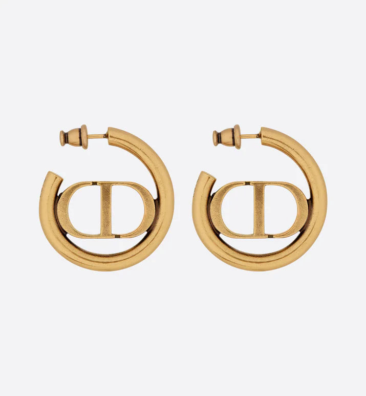 30 MONTAIGNE HOOP EARRINGS ANTIQUE GOLD mysite