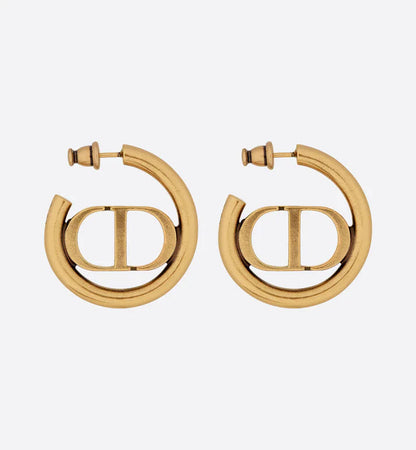 30 MONTAIGNE HOOP EARRINGS ANTIQUE GOLD mysite