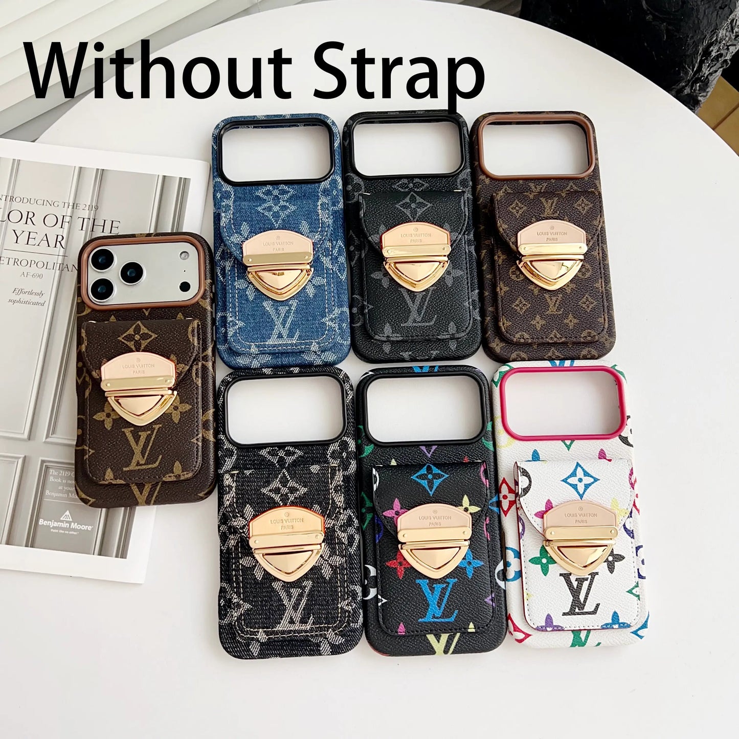 Luxury Crossbody iPhone Case with Card Pocket & Detachable Strap-s2 mysite