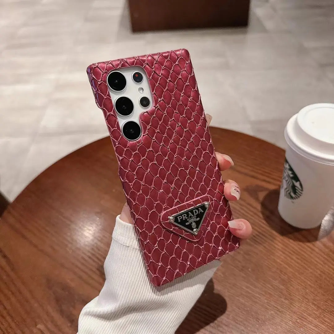Stylish PR Snake Print Phone Case for Samsung Galaxy-1 mysite