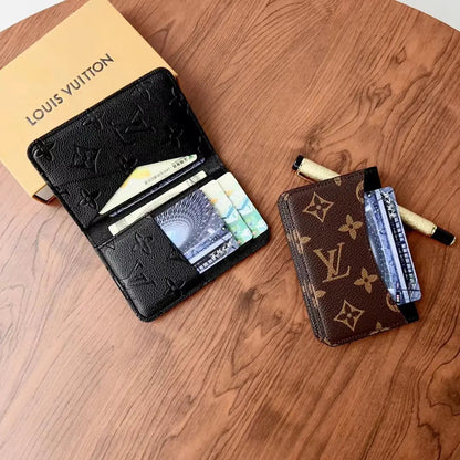 Elegant  Checkered & Monogram Wallets-s2 mysite