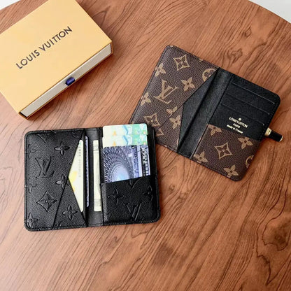 Elegant  Checkered & Monogram Wallets-s2 mysite