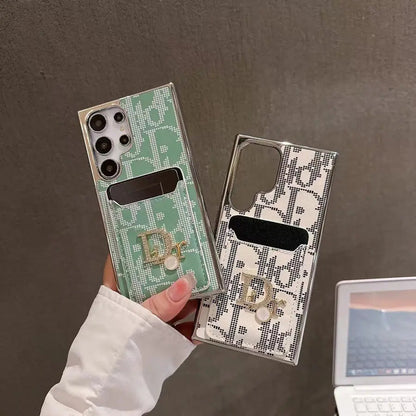 Chic Iconic Fashion Samsung Case with Card Pocket-1 mysite