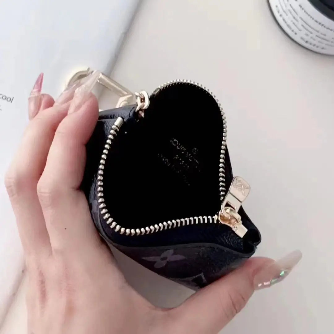 Luxury -Inspired Monogram Coin Pouch Collection with Chain Clip-s2 mysite