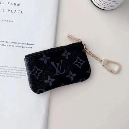 Luxury -Inspired Monogram Coin Pouch Collection with Chain Clip-s2 mysite