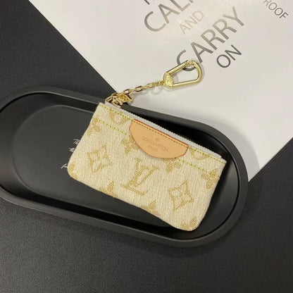 Luxury  Monogram Coin Pouch – Stylish & Compact Keychain Wallet-s2 mysite