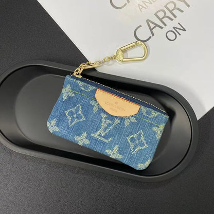 Luxury  Monogram Coin Pouch – Stylish & Compact Keychain Wallet-s2 mysite