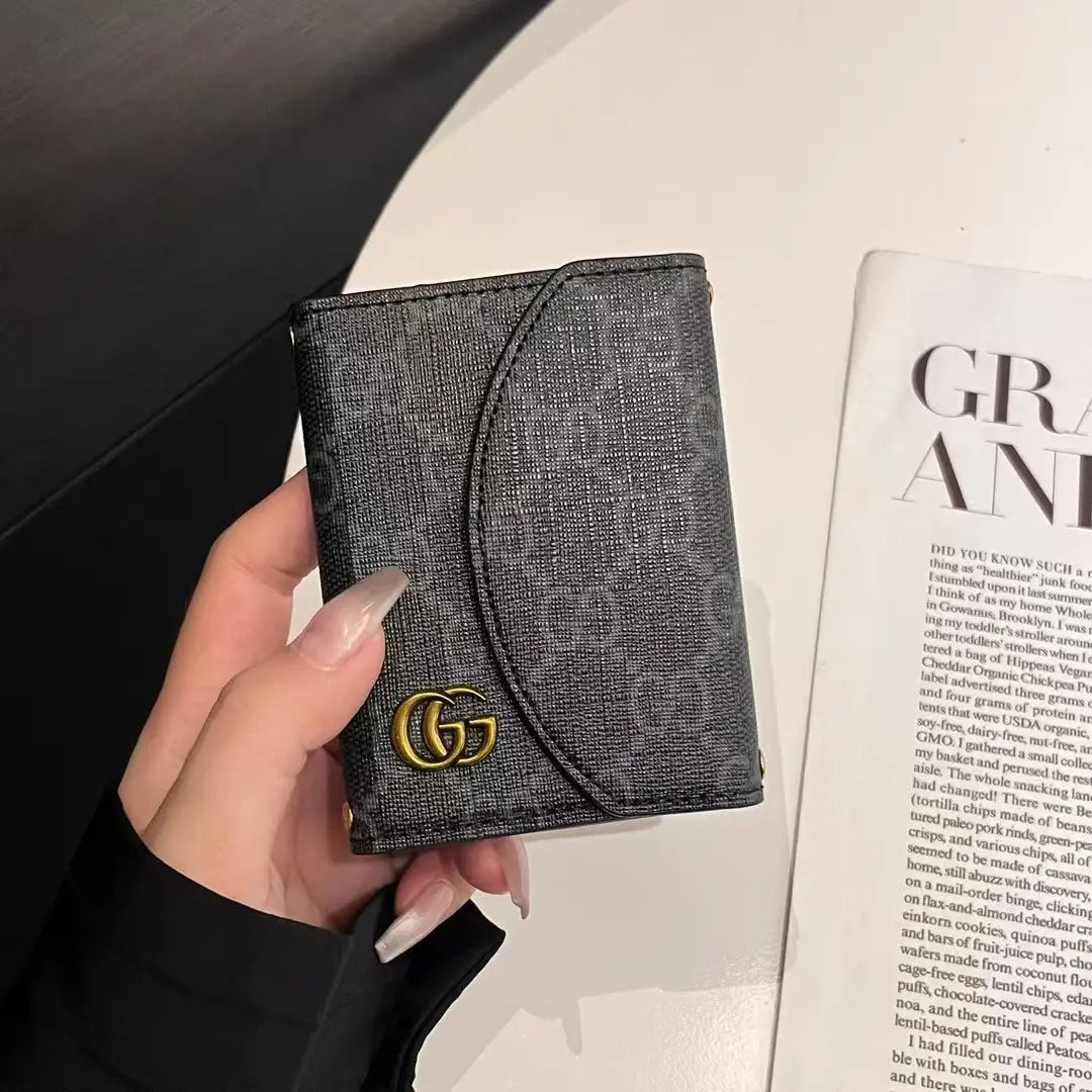 Luxury  & -Inspired Monogram Compact Wallet Collection-s2 mysite
