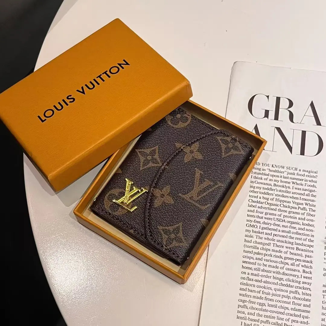 Luxury  & -Inspired Monogram Compact Wallet Collection-s2 mysite