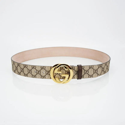GG Reversible Leather Belt with Gold Buckle-1 mysite