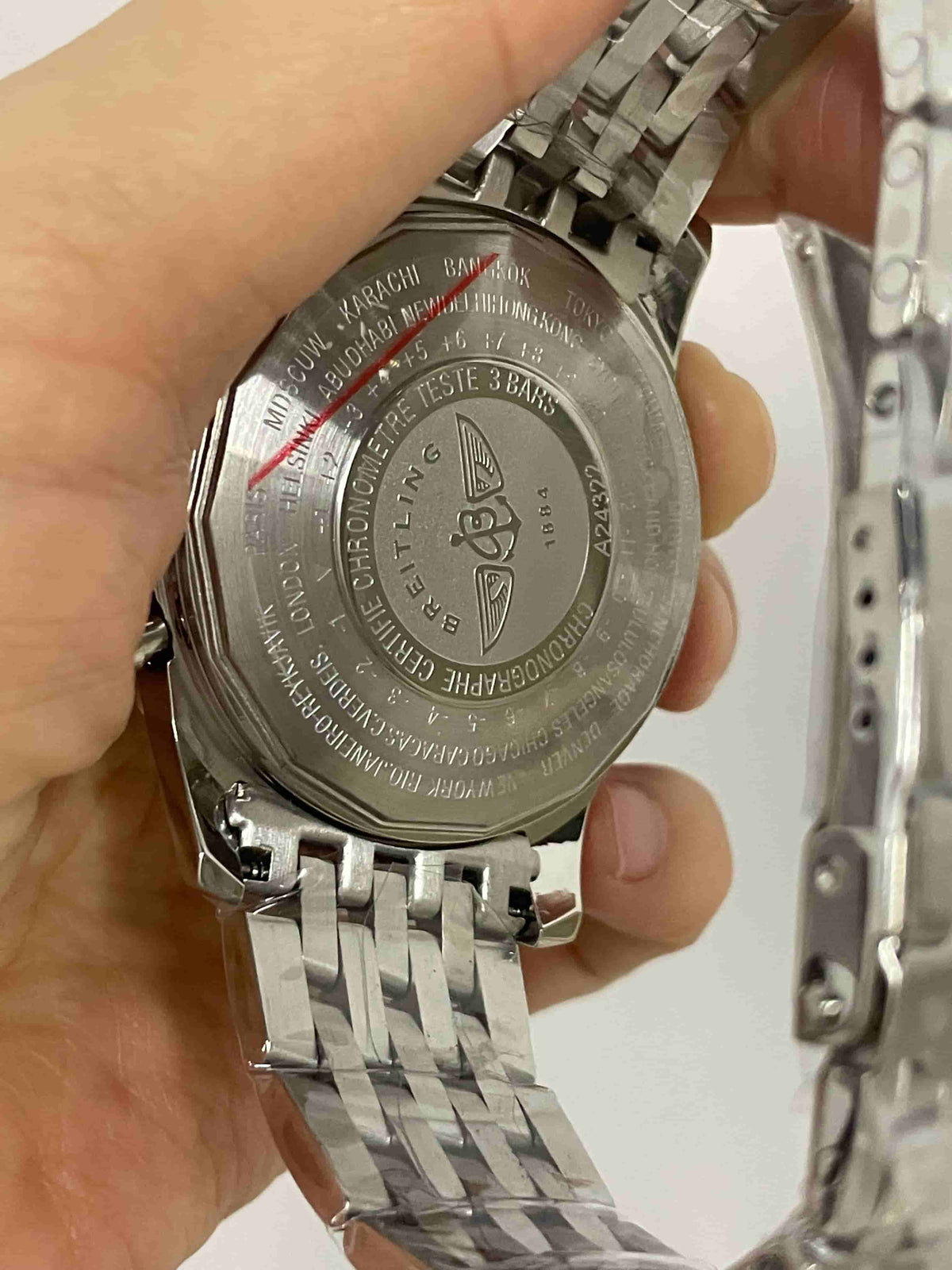 Replica Stainless Steel Japanese Vk Quartz Movement Watch BL237