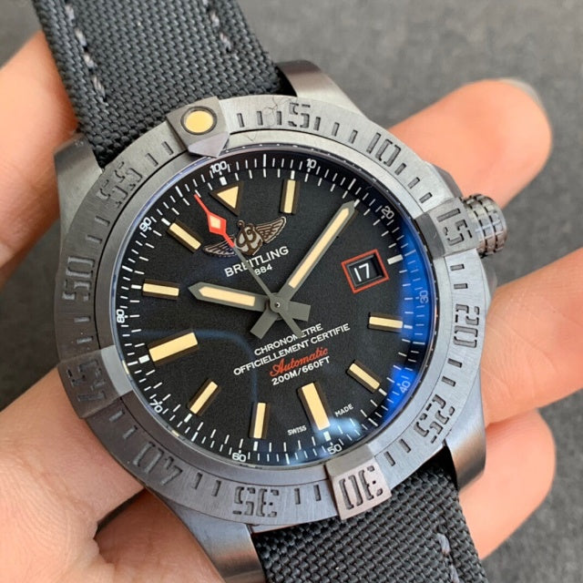 Replica Avengers Blackbird 46MM Mechanical Automatic Stainless Steel Watch