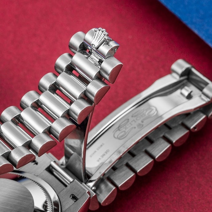 40mm Automatic Watch Replica Daydate Silver Blue 061311