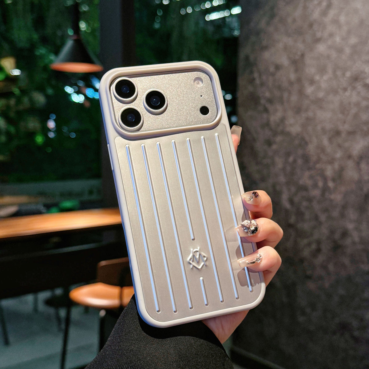 Ribbed Metallic Armor iPhone Case – Stylish Protection Inspired by Travel mysite