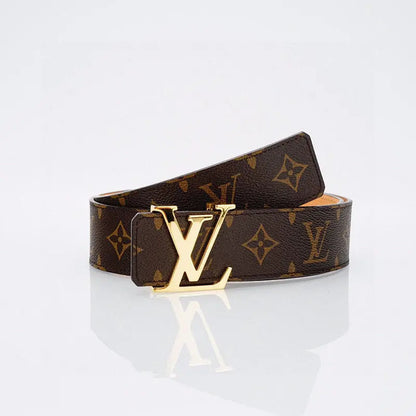 Luxury Monogram Belt with Gold Buckle-1 mysite