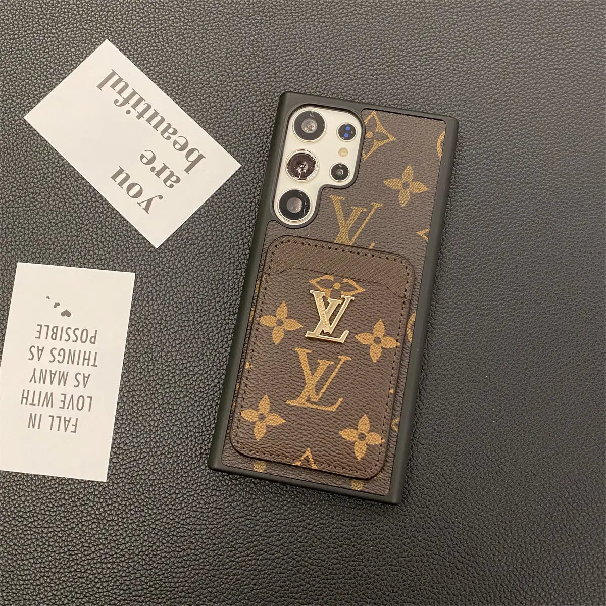 SAMSUNG GALAXY PETITE MALLE PHONE CASES CARD HOLDER MONOGRAM CANVAS-1 mysite