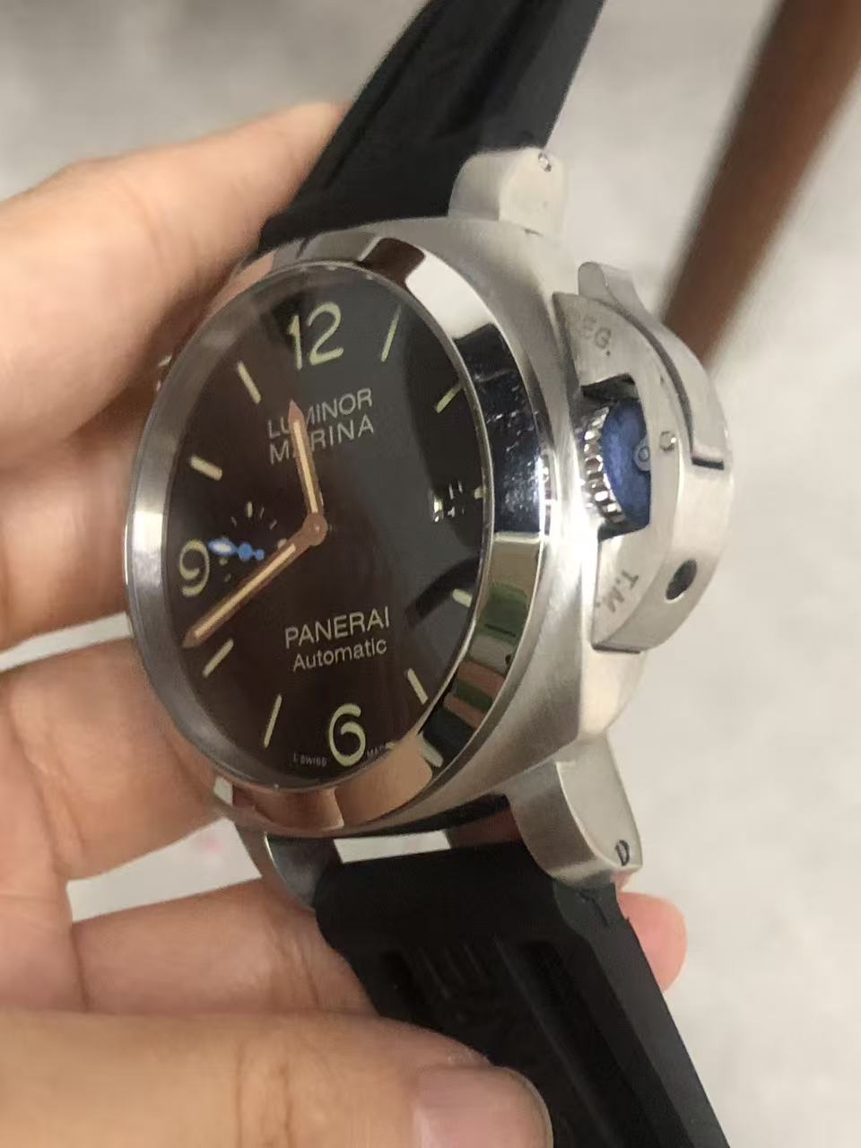 Replica LUMINOR 904L Stainless Steel Automatic Mechanical Watch Mens Watches 45mm