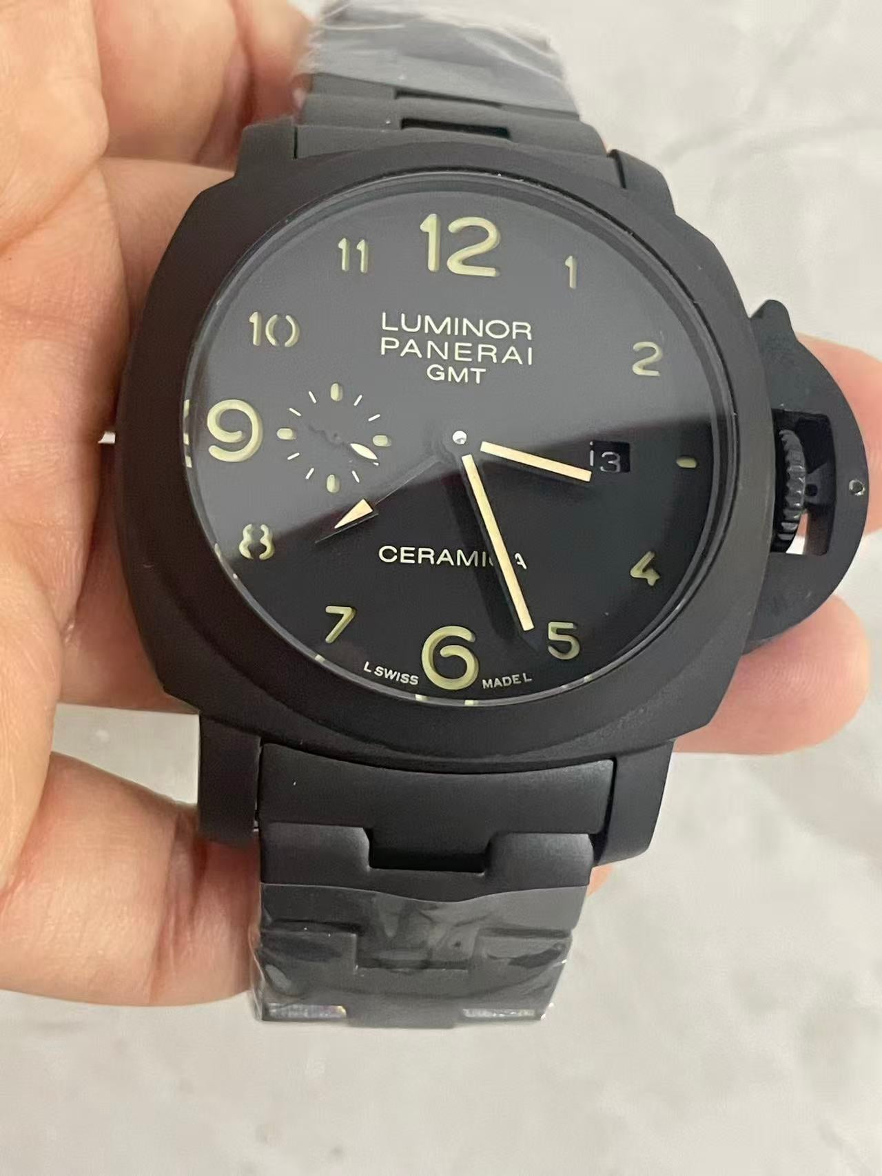 Replica LUMINOR 904L Stainless Steel Automatic Mechanical Watch Mens Watches 46MM