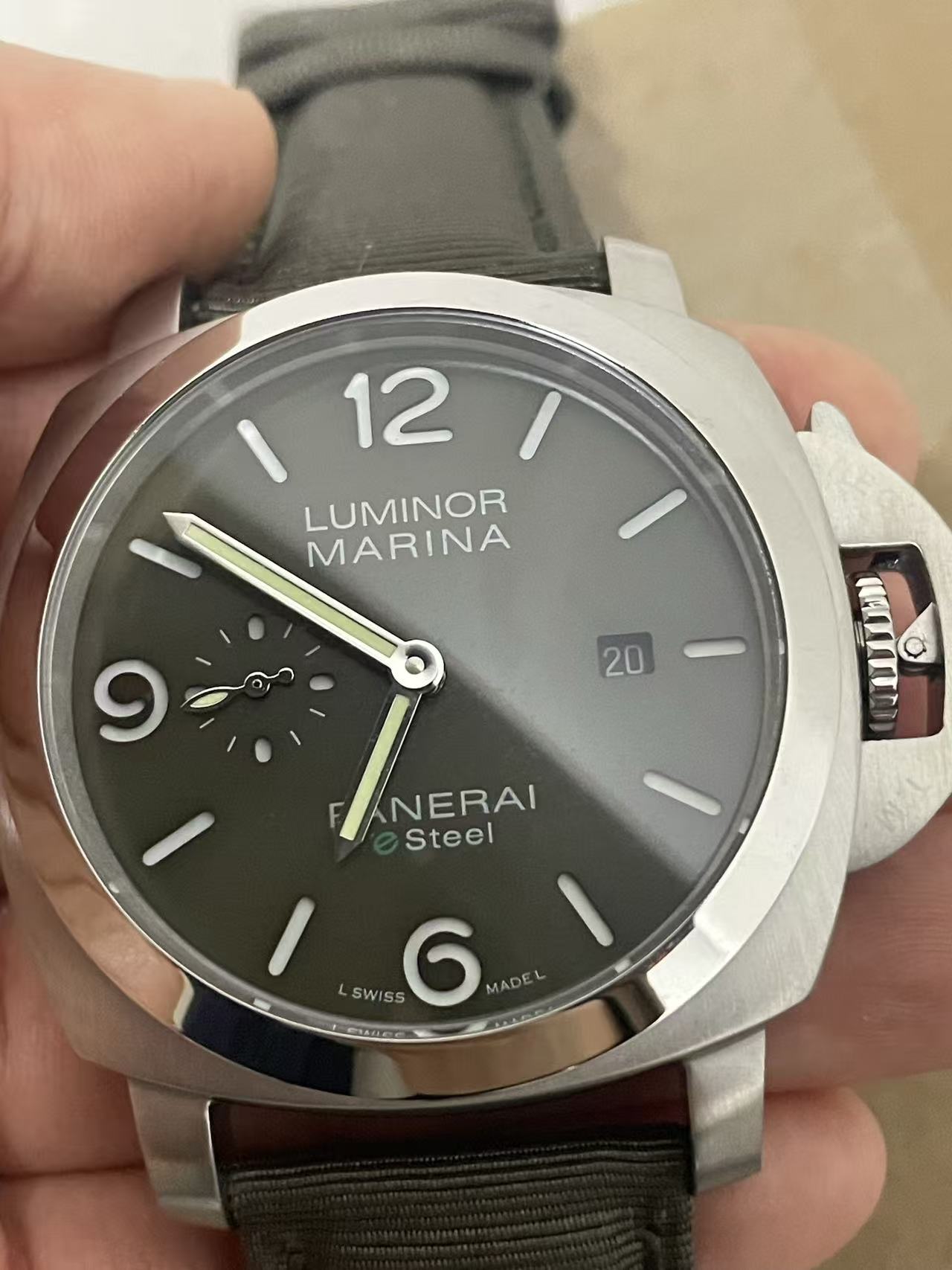 Replica LUMINOR 904L Stainless Steel Automatic Mechanical Watch Mens Watches 45mm PAM01358