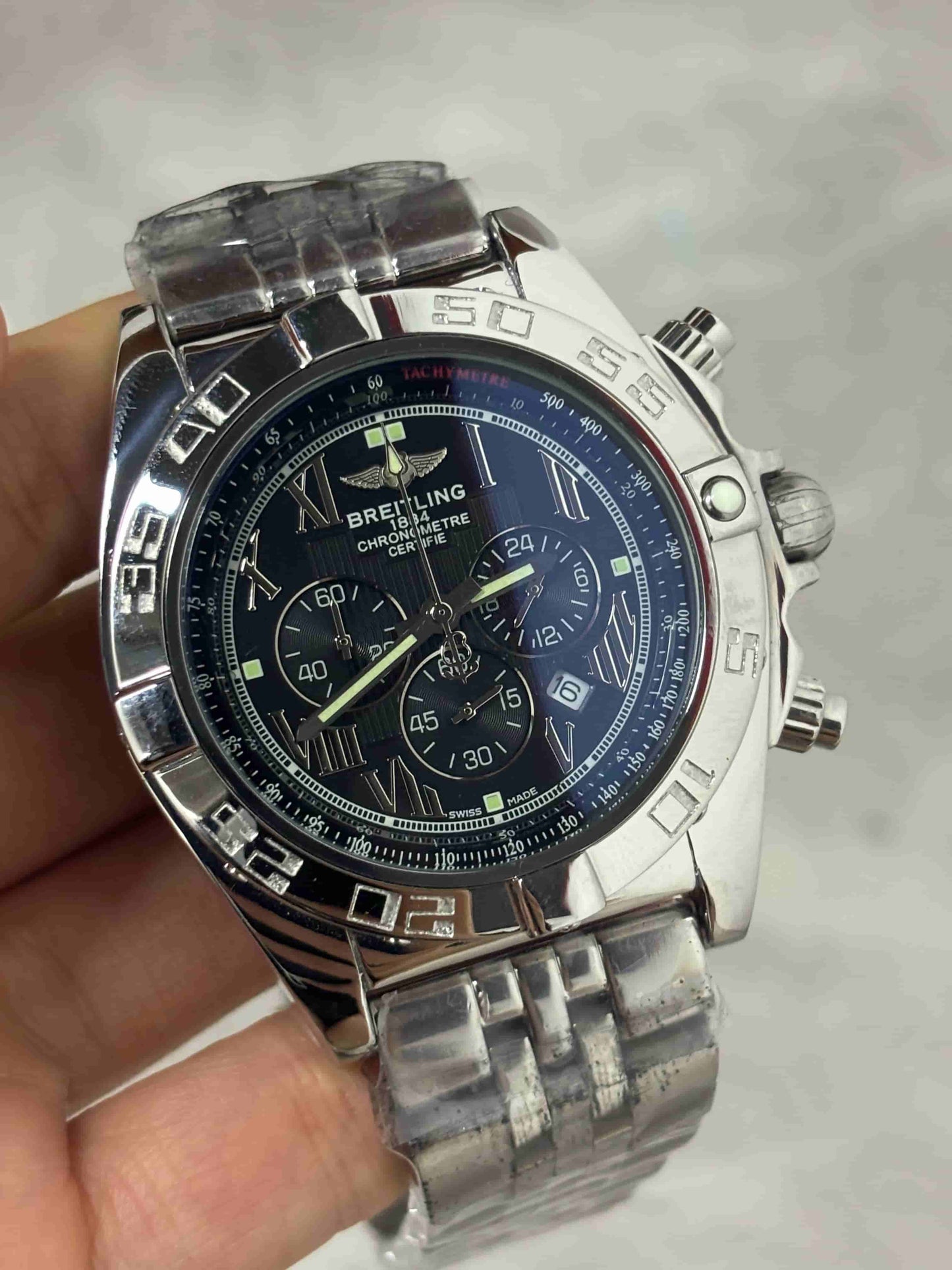 Replica Stainless Steel Japanese Vk Quartz Movement Watch BL179