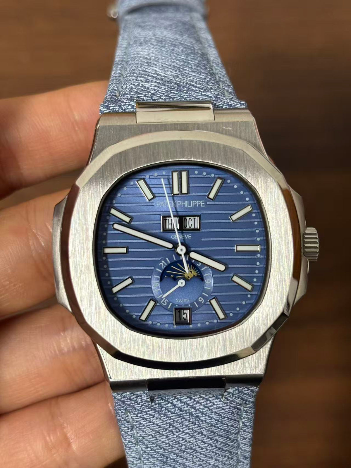 Replica NAUTILUS Stainless Steel Automatic Mechanical Watch 40mm