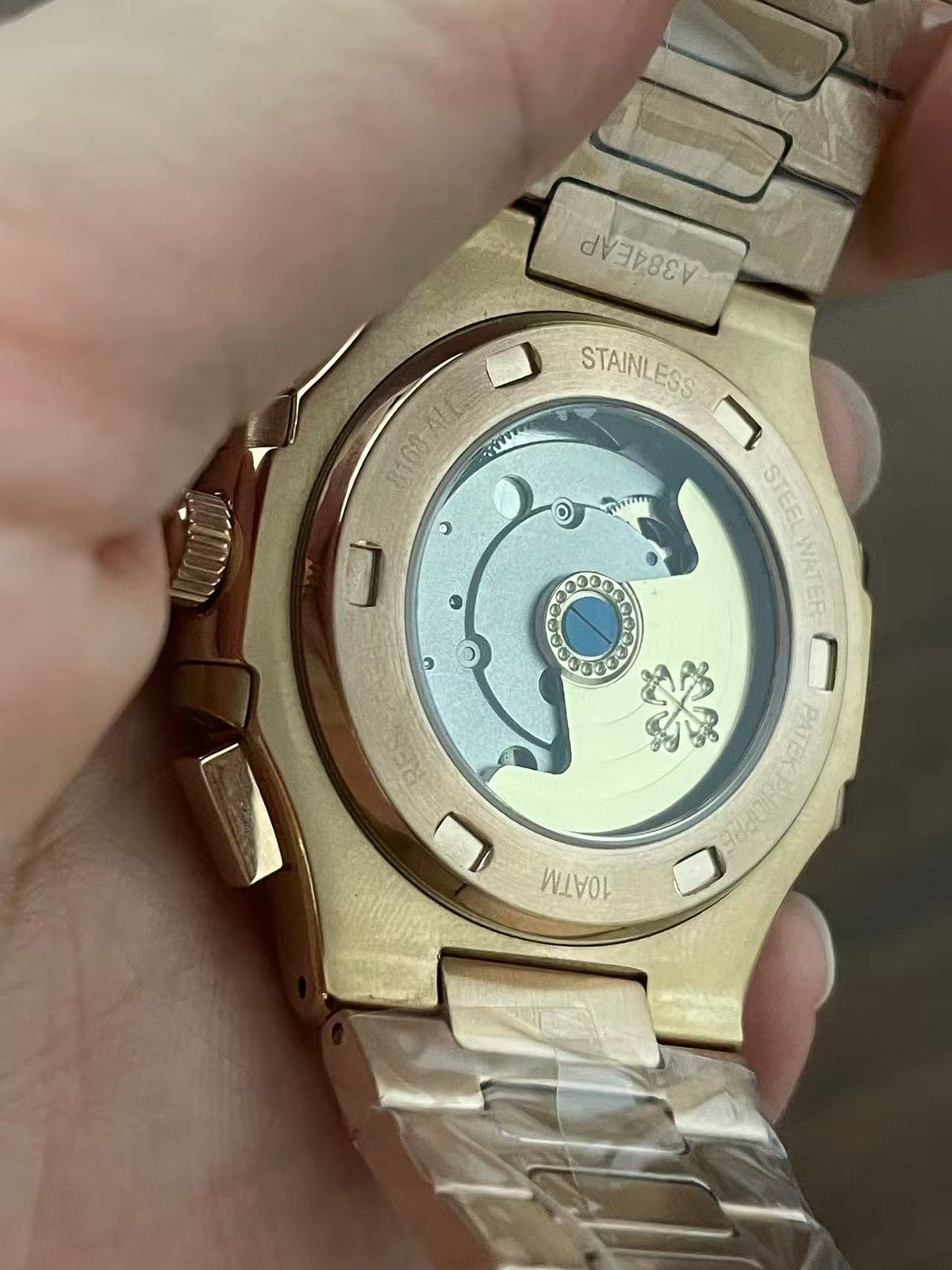 Replica NAUTILUS 5980 904l Stainless Steel Automatic Mechanical Watch 39mm