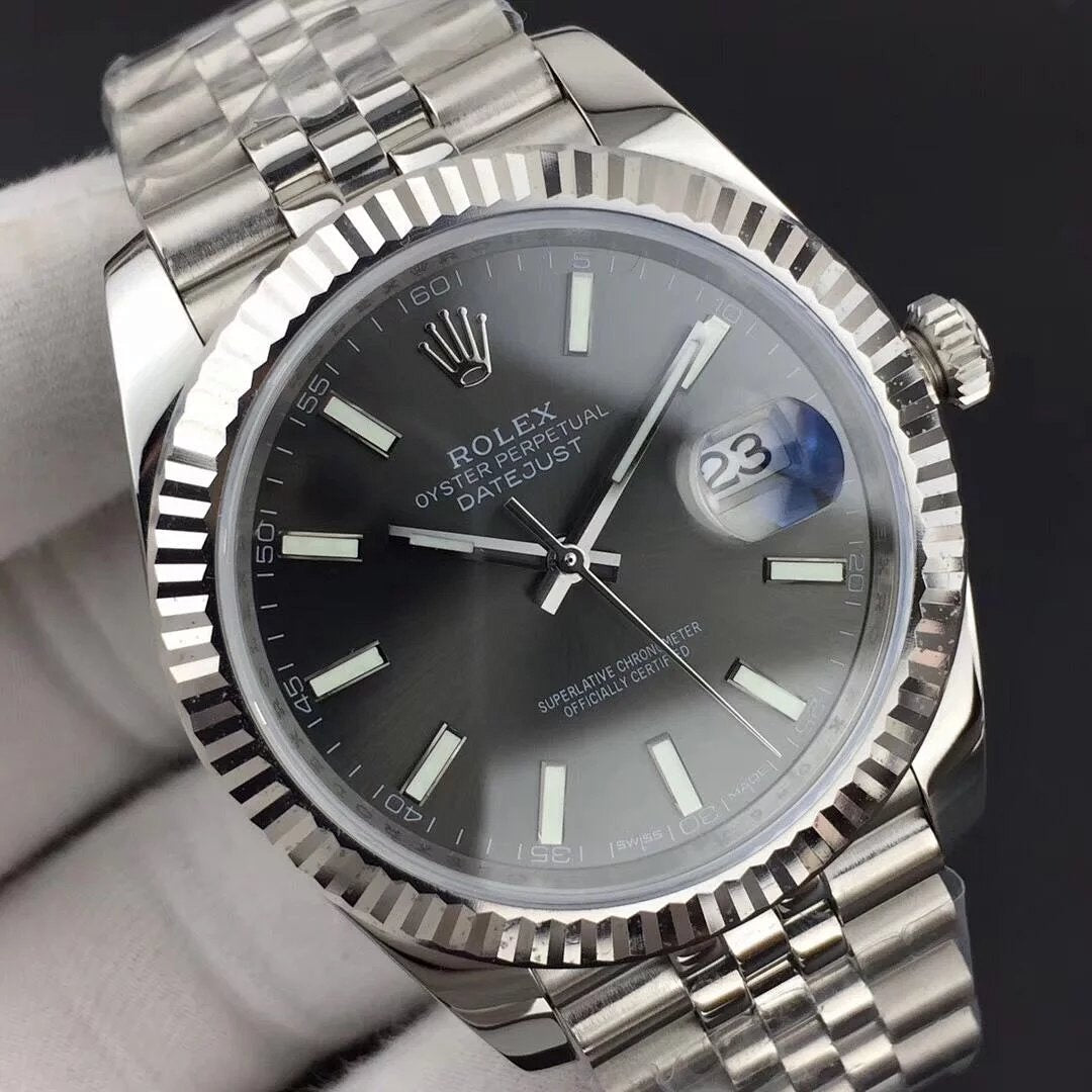 Automatic Watch for Men Replica DateJust Gray Dial 40mm/36mm
