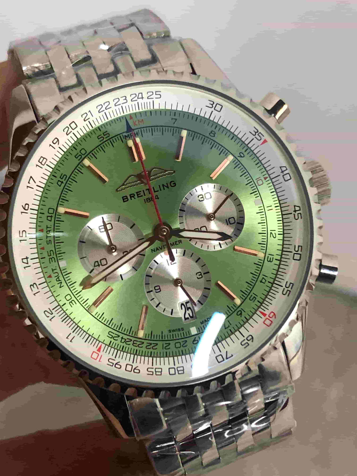 Replica Stainless Steel Japanese Vk Quartz Movement Watch BL167