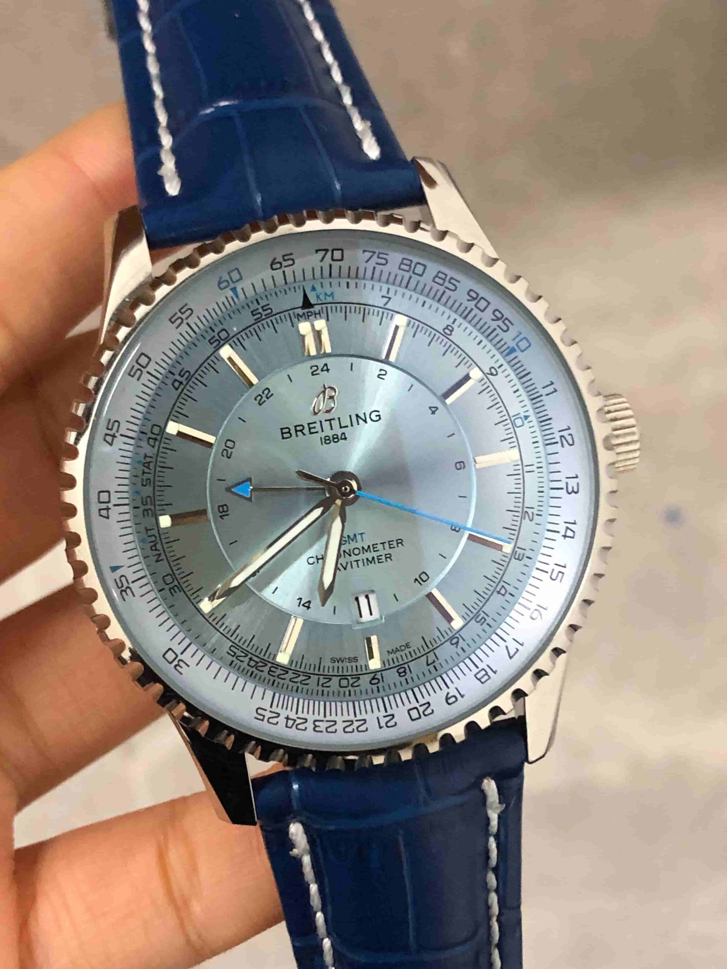 Replica Stainless Steel Japanese Vk Quartz Movement Watch BL175