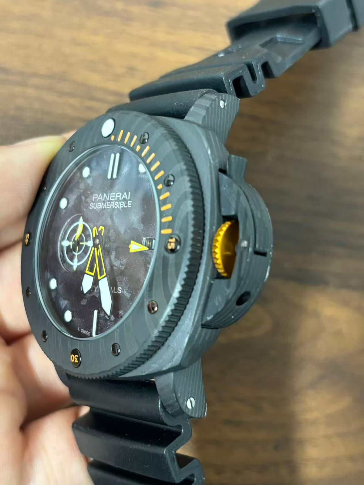 Replica SUBMERSIBLE 904l Stainless Steel Automatic Mechanical Watch Mens Watches 46MM
