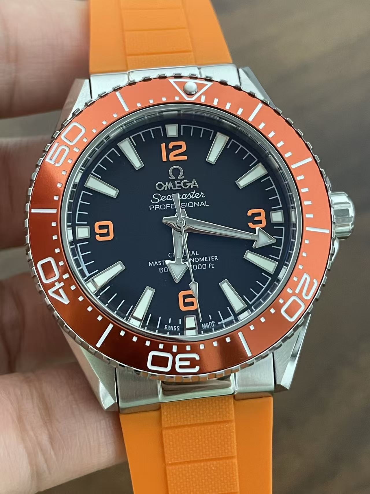 Replica Seamaster 600M Rubber Strap Automatic Mechanical Mens Watches 42MM-1