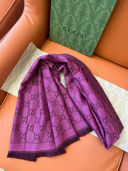 GUCCI 25S SCARF 180 IN WOOL 644857 mysite