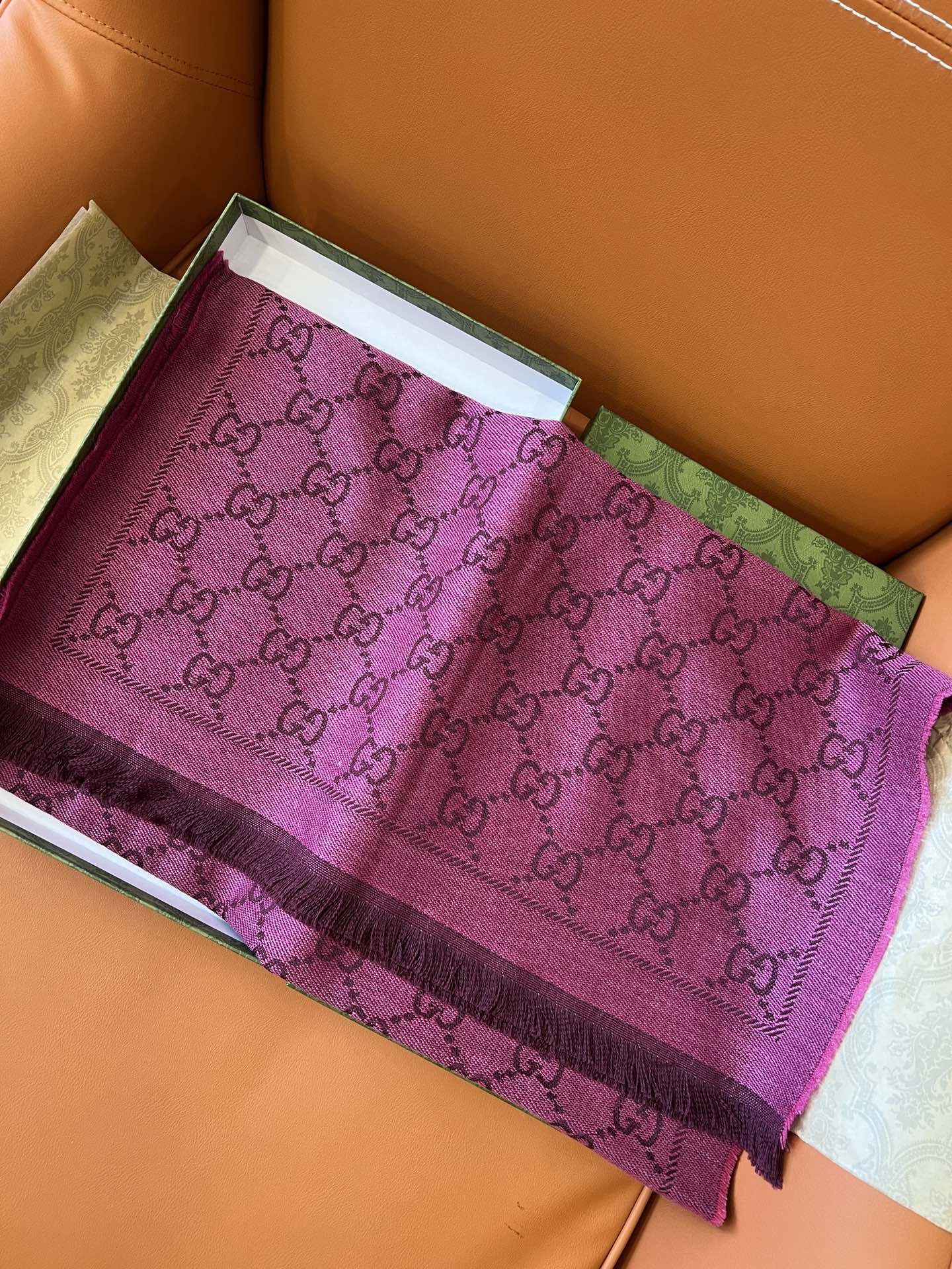 GUCCI 25S SCARF 180 IN WOOL 644857 mysite