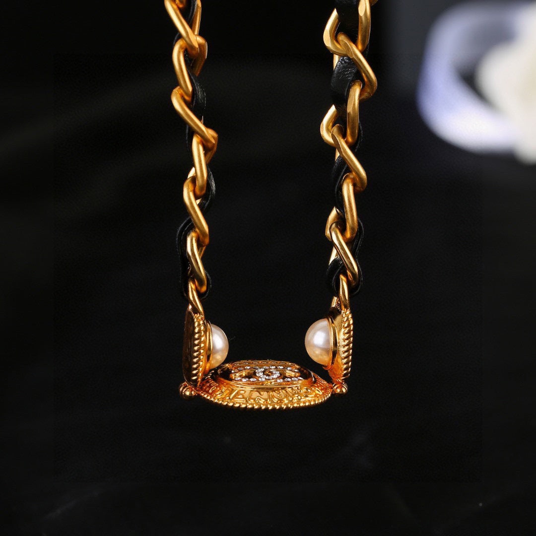 CHANEL 25S GOLD CHAIN BELT 610439 mysite