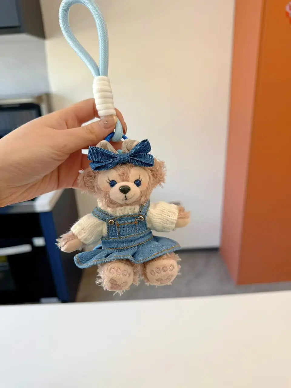 Limited Edition Sherry May Plush Keychain - Luxe Teddy Bear Bag Charm for Designer Handbags-s2 mysite