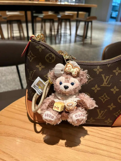 Limited Edition Sherry May Plush Keychain - Luxe Teddy Bear Bag Charm for Designer Handbags-s2 mysite