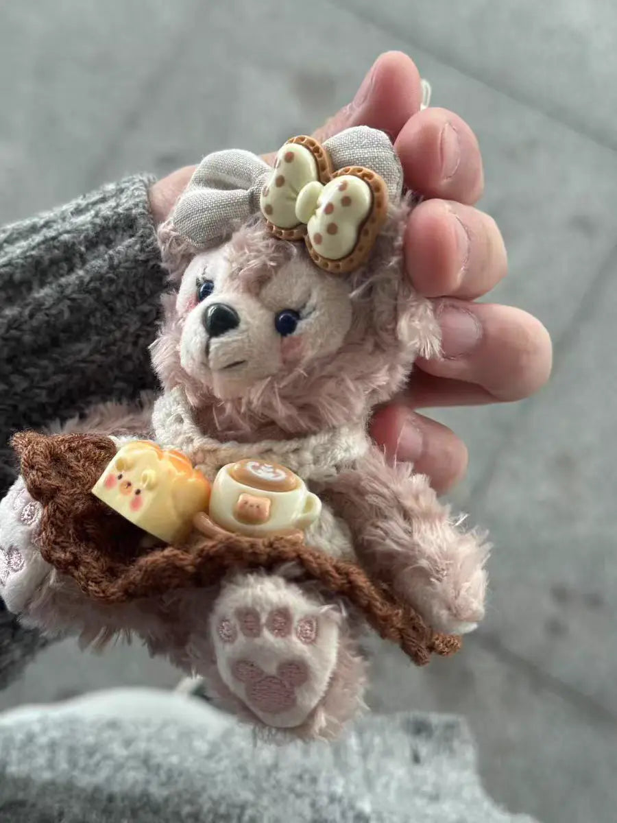 Limited Edition Sherry May Plush Keychain - Luxe Teddy Bear Bag Charm for Designer Handbags-s2 mysite
