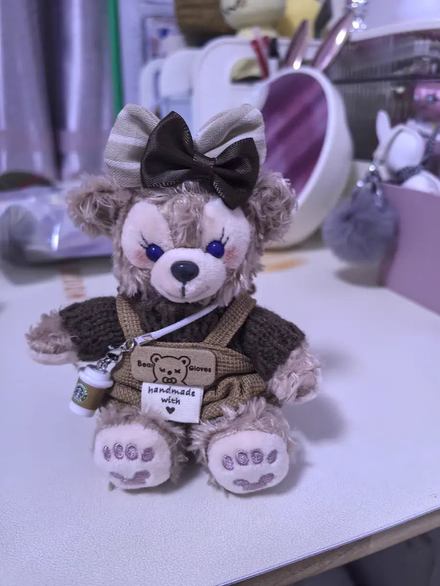 Limited Edition Sherry May Plush Keychain - Luxe Teddy Bear Bag Charm for Designer Handbags-s2 mysite