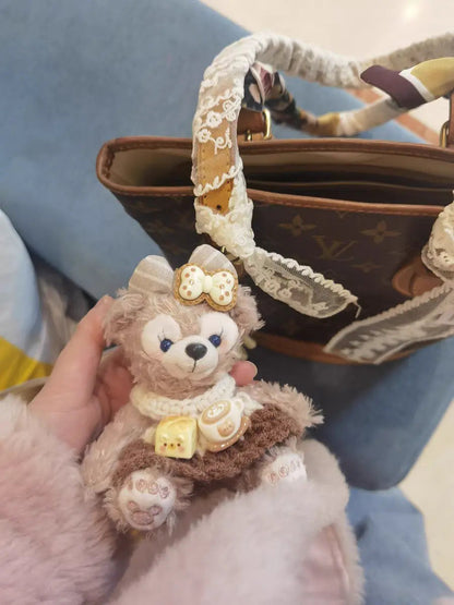 Limited Edition Sherry May Plush Keychain - Luxe Teddy Bear Bag Charm for Designer Handbags-s2 mysite