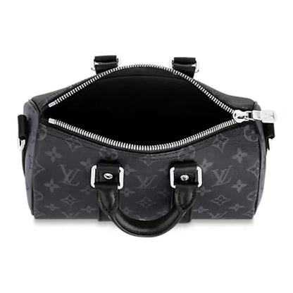 Luxury Leather Monogram Eclipse Canvas Duffle Bag-18 mysite