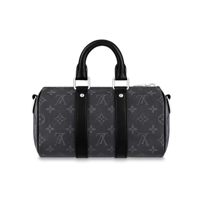 Luxury Leather Monogram Eclipse Canvas Duffle Bag-18 mysite