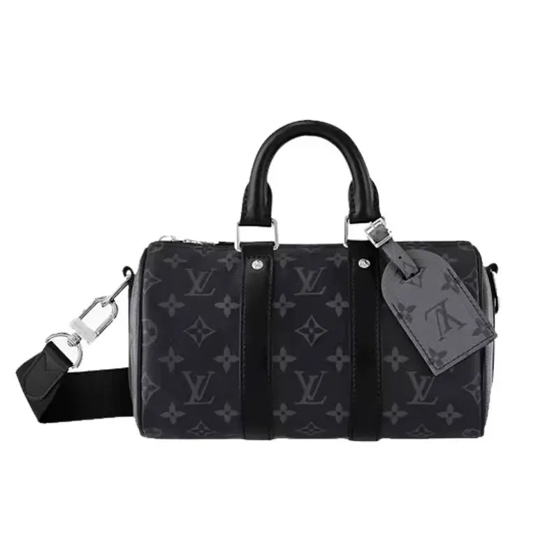 Luxury Leather Monogram Eclipse Canvas Duffle Bag-18 mysite