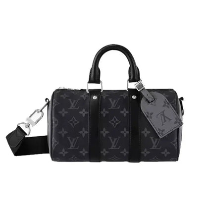 Luxury Leather Monogram Eclipse Canvas Duffle Bag-18 mysite