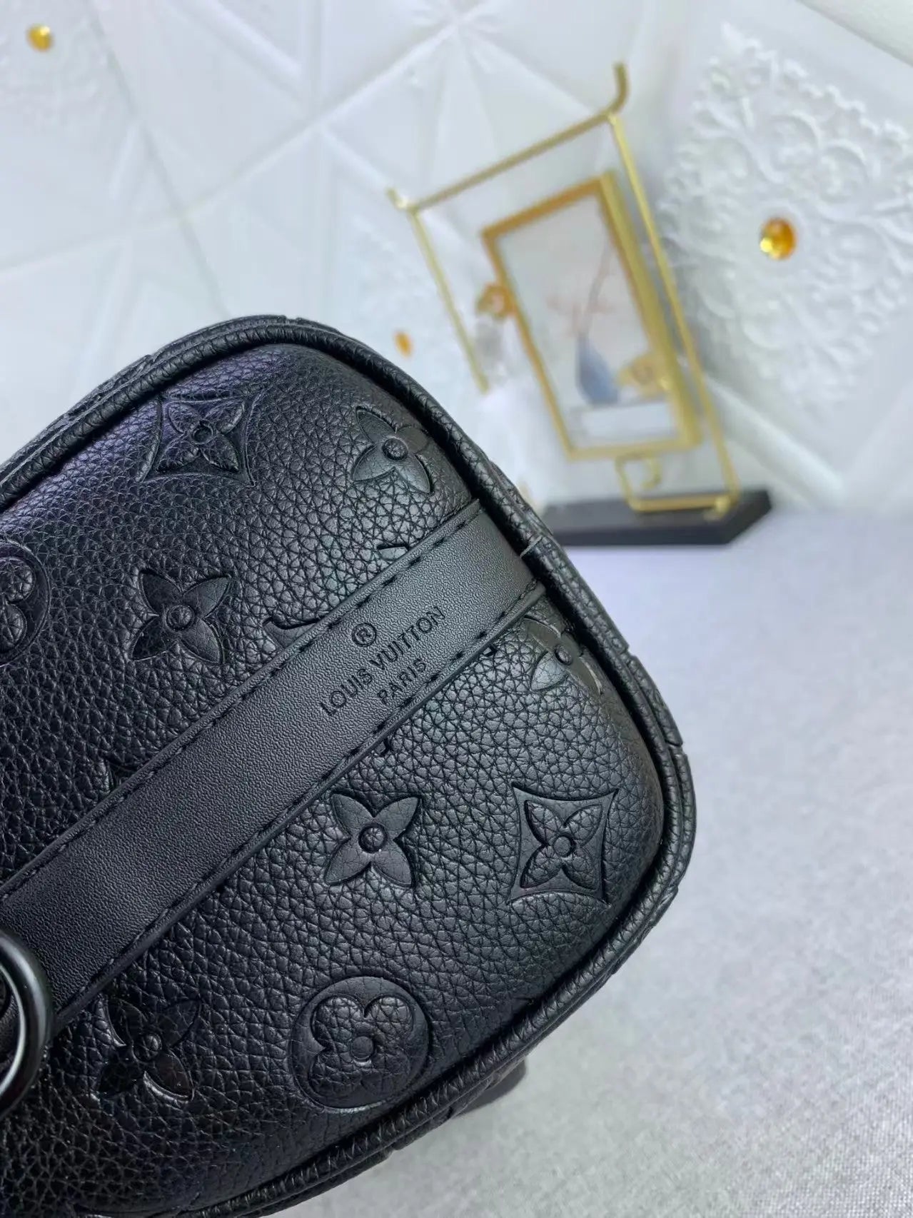 Lou Black Luxury Leather Bag – Versatile, Stylish & Functional-18 mysite