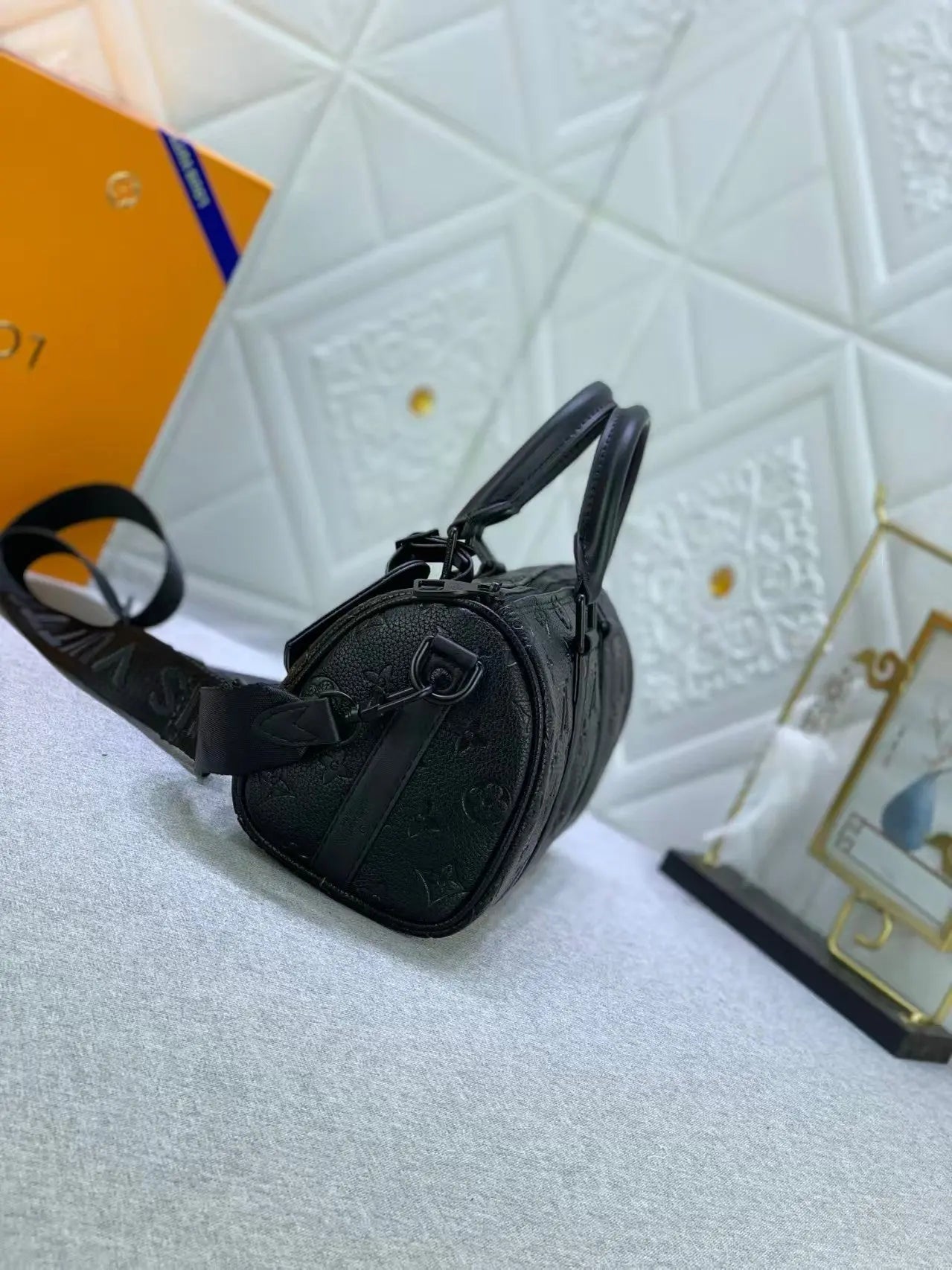 Lou Black Luxury Leather Bag – Versatile, Stylish & Functional-18 mysite